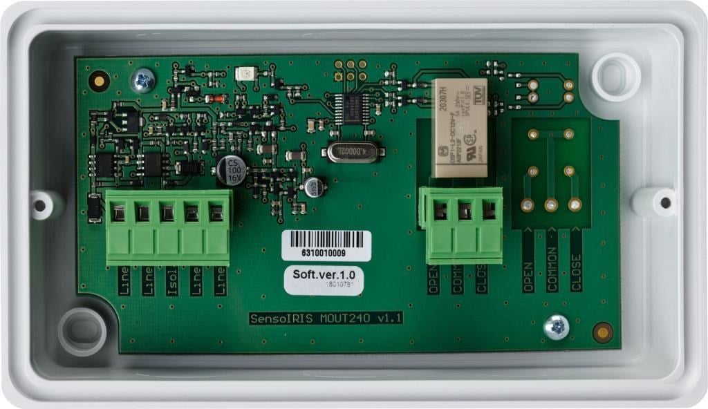 TeletekTeletek SensoIRIS MOUT-240 Röle Çıkış ModülüSensoIRIS MOUT-240
