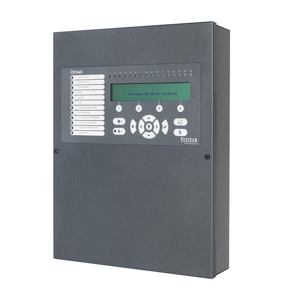 TeletekTeletek SIMPO 2 Loop Adresli Yangın İhbar PaneliSimpo TTE 2 Loop