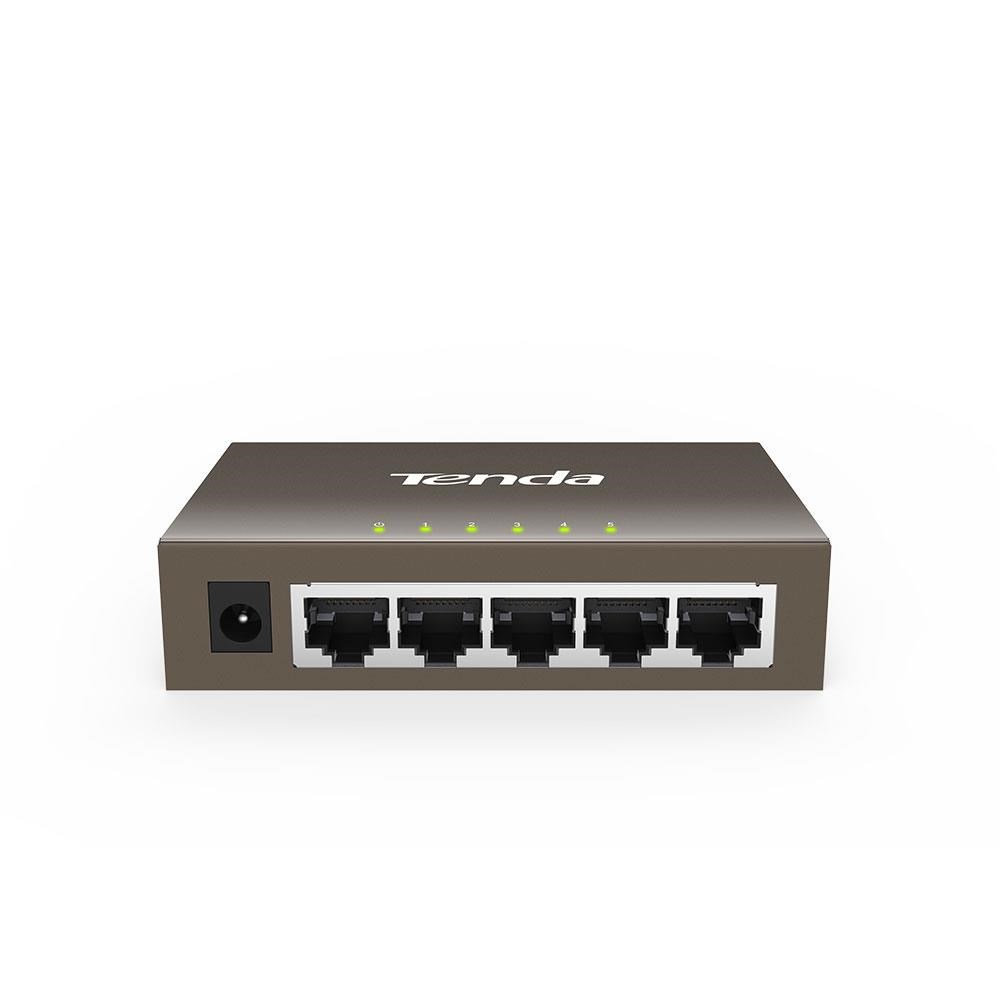 TENDATenda TEG1005D 5 Port 10-100-1000 Mbps Switch Metal Kasa6932849436839