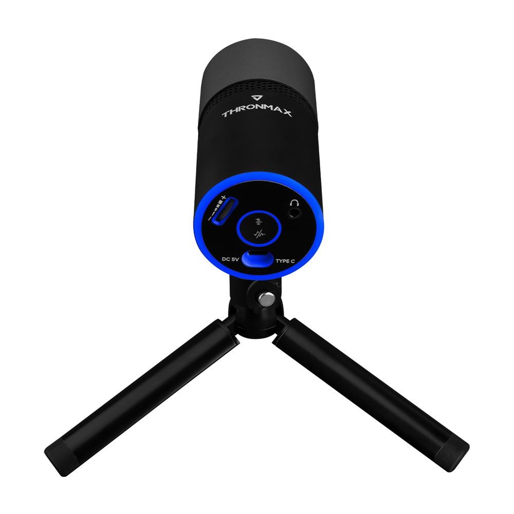 THRONMAXThronmax M8 PULSE Siyah USB 96Khz 24bit HD Kayıt ANC Youtuber+Streamer Mikrofon8711122032726