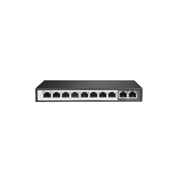 TiandyTiandy PS-1008G-2G 8+2 Port Full Gigabit AI PoE SwitchPS-1008G-2G