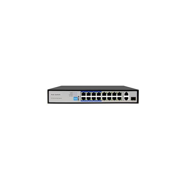 TiandyTiandy PS-1016E-2G1SFP 16+2+1 Port AI POE SwitchPS-1016E-2G1SFP