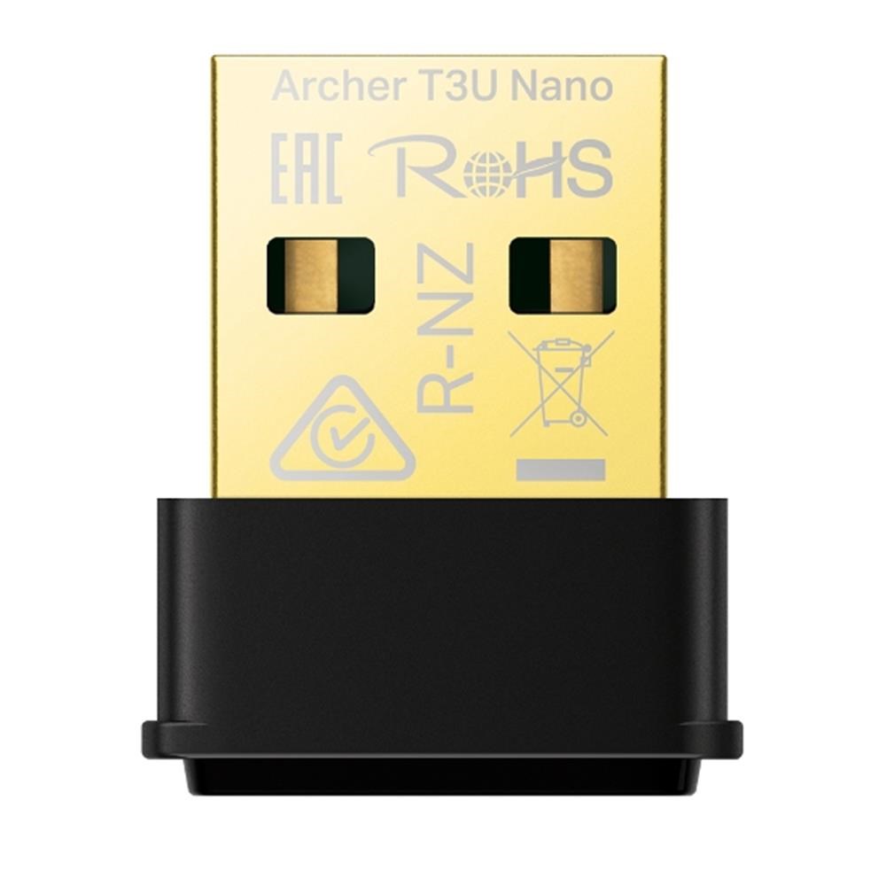TP-LINKTp-Link Archer T3U Nano 1300 Mbps Kablosuz USB Adaptör AC13006935364072667