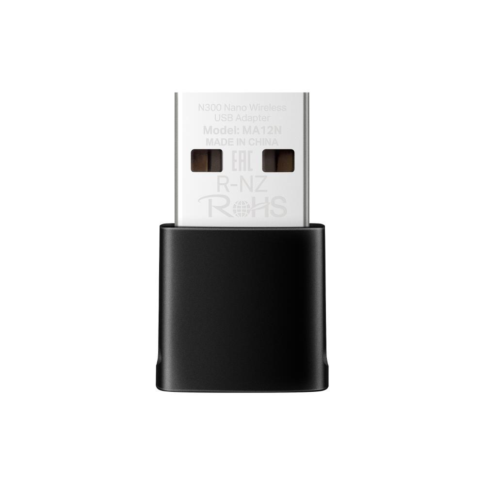 TP-LINKTp-Link Mercusys MA12N 300 Mbps Mini Kablosuz USB Adaptör6957939002039