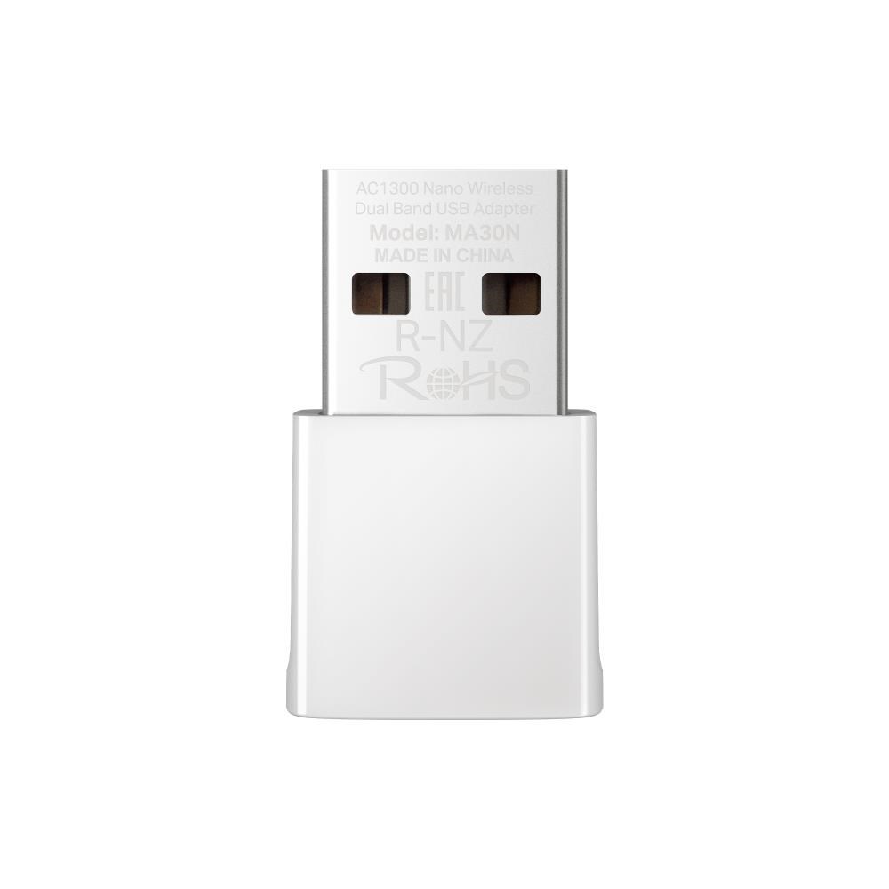 TP-LINKTp-Link Mercusys MA30N AC1300 Nano Kablosuz USB Adaptör6957939002077