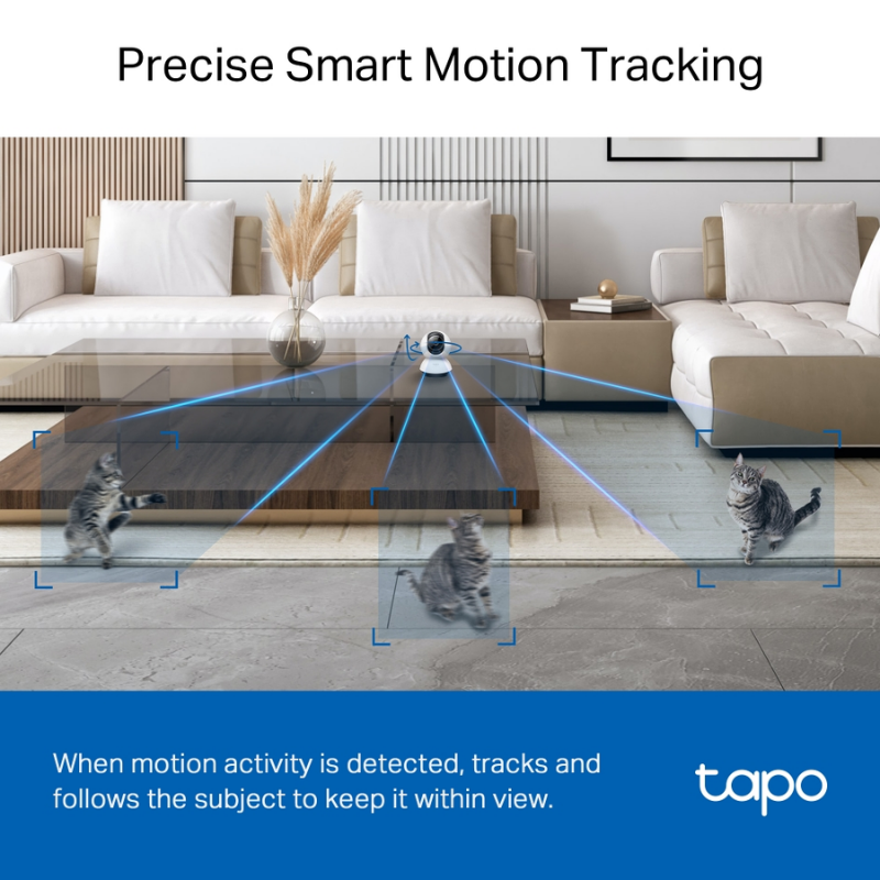 TP-LINKTP-Link TC74 Pan-Tilt AI Ev Güvenliği Wi-Fi Kamera8885021371702