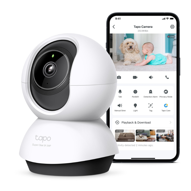 TP-LINKTP-Link TC74 Pan-Tilt AI Ev Güvenliği Wi-Fi Kamera8885021371702