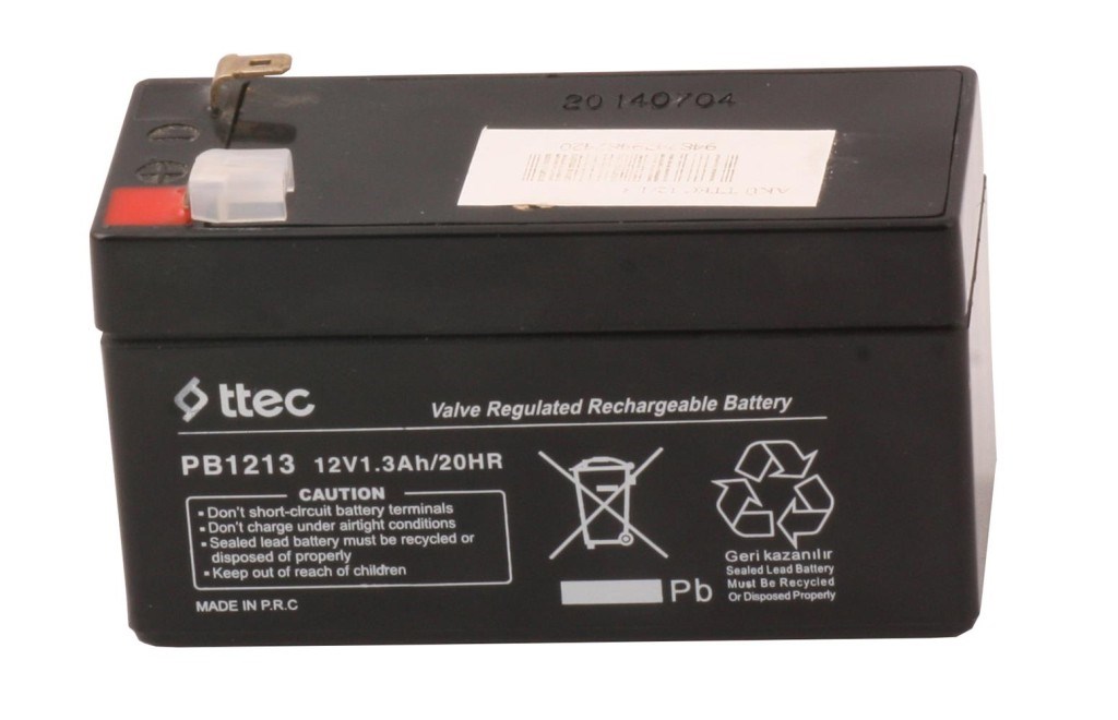 TTEC PLUSTtec 12V 1.3AH Bakımsız Kuru Akü8694470927244