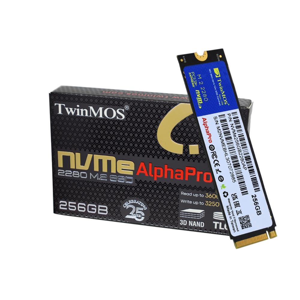 TWINMOSTwinMOS 256GB NVMe256GB2280AP M.2 PCIe Gen3 NVMe SSD (3600-3250Mb-s) TLC 3DNAND Ssd Disk6291104607798