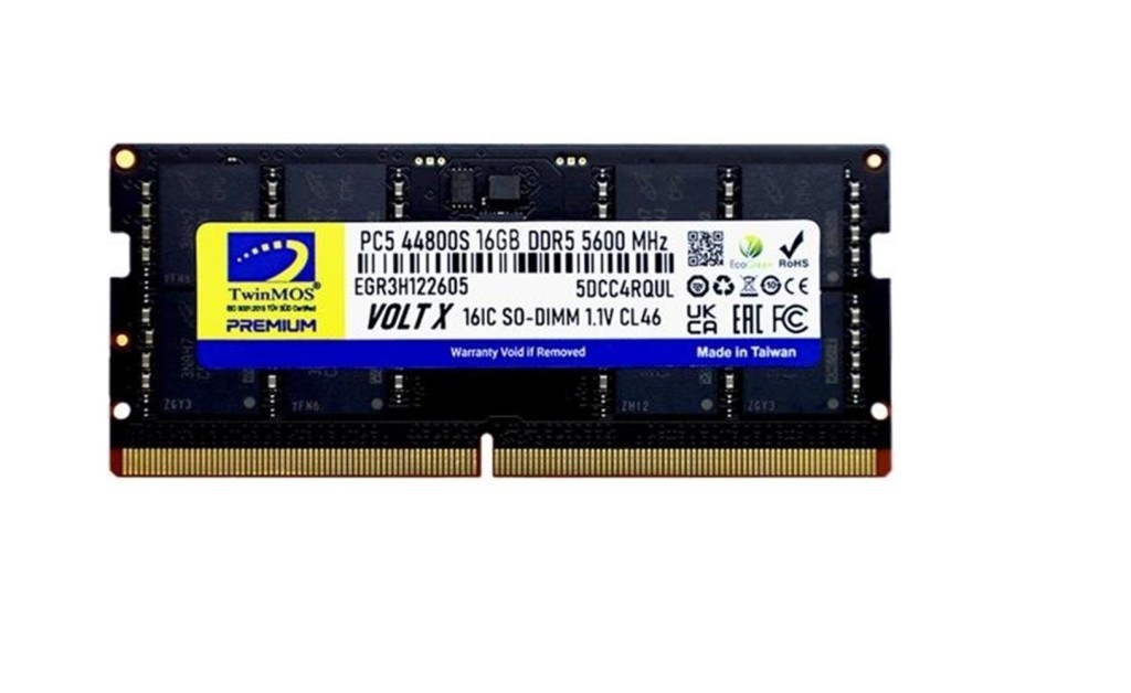 TWINMOSTwinMOS DDR5 16GB 5600MHz CL46 TMD516GB5600S46 Notebook Ram6291104607729