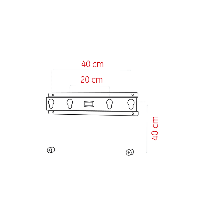 UltimateUltimate LA-3746 32''- 55'' Sabit TV Askı Aparatı 32 Kg LA-3746