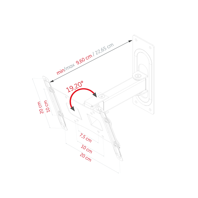 UltimateUltimate RX-90 15-40 inç Hareketli Askı Aparatı 15 KgRX-90