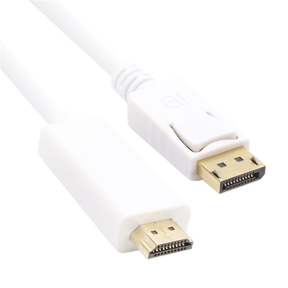VCOMVcom CG605L-3.0 Beyaz 3.0MT Display Port Erkek To Hdmi Erkek Kablo4895182226074