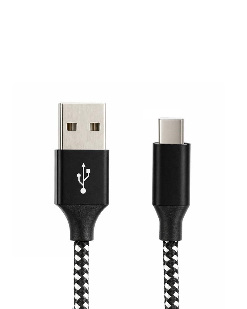VCOMVcom CU250 Type-C to USB 3m 15W (5V-3A) Örgülü Şarj Kablosu4895182218918