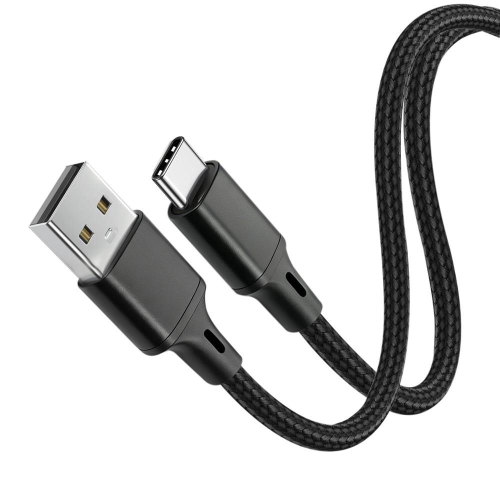 VCOMVcom CU252 Type-C to USB 3m 15W (5V-3A) Örgülü Şarj Kablosu4895182218932