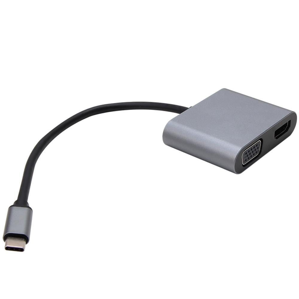 VCOMVcom CU4512 Type-C To Hdmi+Vga+Usb2.0+ Type-C Çevirici4895182218024
