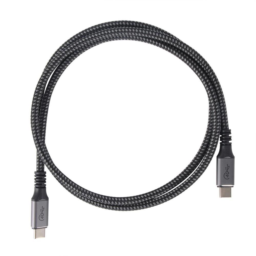 VCOMVcom CU540M-1.2 Type-C to Type-C 1,2m 40Gbps USB4 5A Şarj Kablosu4895182217805