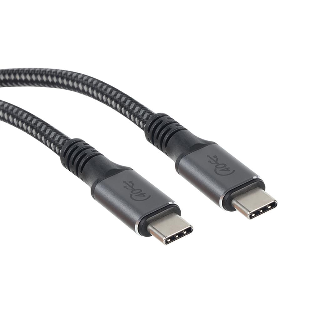 VCOMVcom CU540M-1.2 Type-C to Type-C 1,2m 40Gbps USB4 5A Şarj Kablosu4895182217805