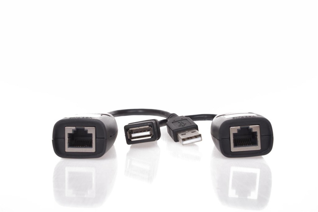VCOMVcom CU824 USB RJ45 Extender Plastik 45m Uzatıcı4895182215528