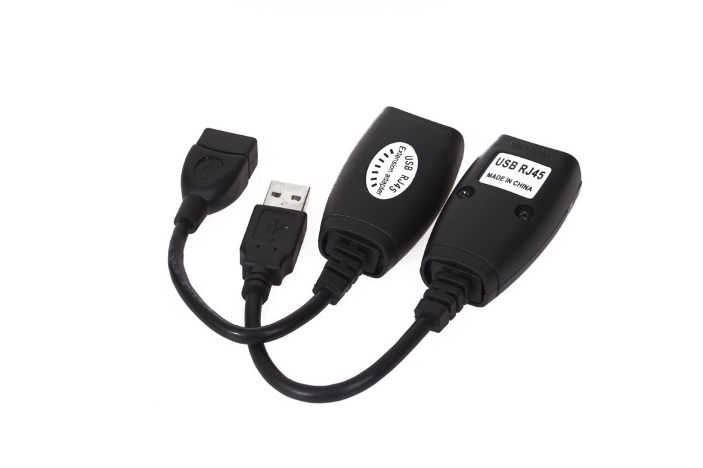VCOMVcom CU824 USB RJ45 Extender Plastik 45m Uzatıcı4895182215528