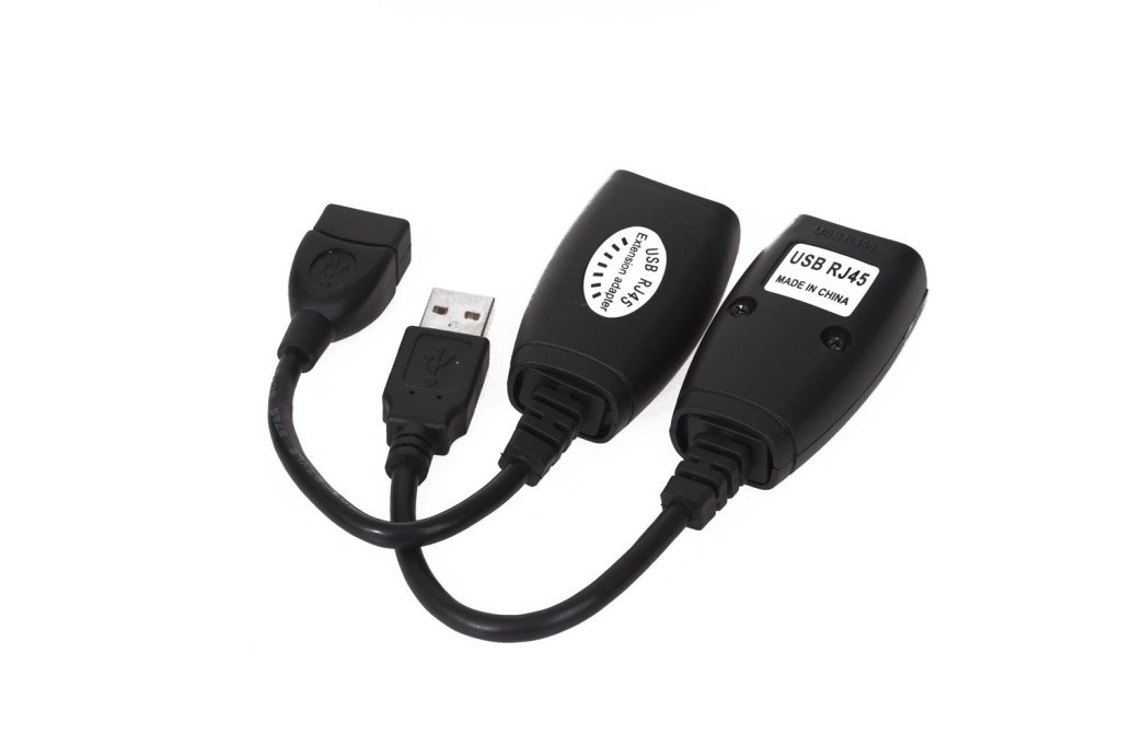VCOMVcom CU824 USB RJ45 Extender Plastik 45m Uzatıcı4895182215528