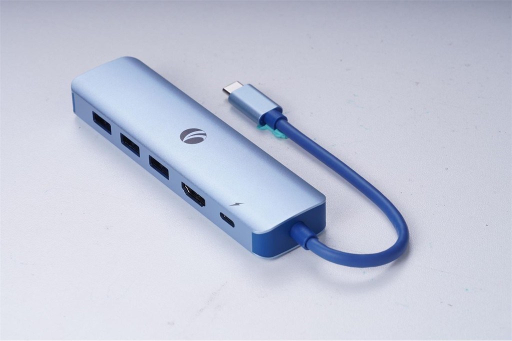 VCOMVcom CUE55 Mavi Type-C To Hdmi(4K@30Hz)+Gigabit LAN+Usb3.0+Pd 3.0 100W Çoklayıcı4895182218574