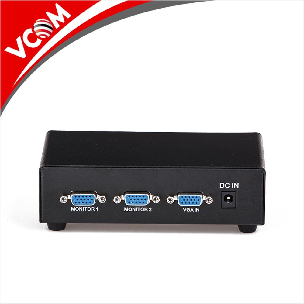 VCOMVcom DD132 1-2 Port 350MHZ Metal Vga Splitter4895182248656