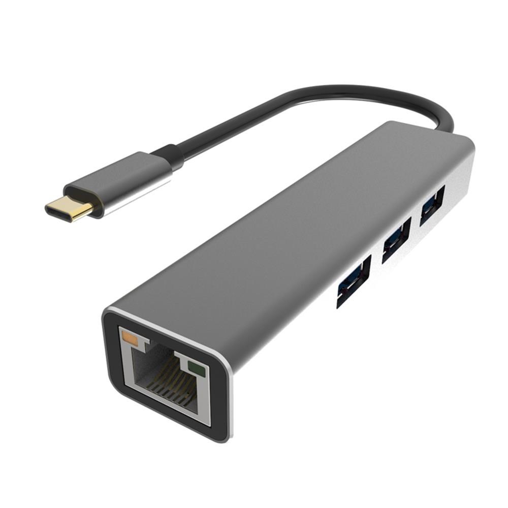 VCOMVcom DH311A Type-C To USB3.0-3+RJ45 Çoklayıcı4895182246775