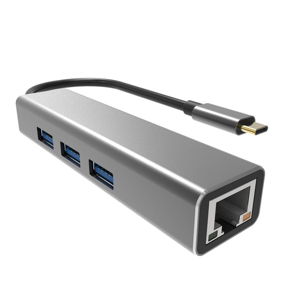 VCOMVcom DH311A Type-C To USB3.0-3+RJ45 Çoklayıcı4895182246775