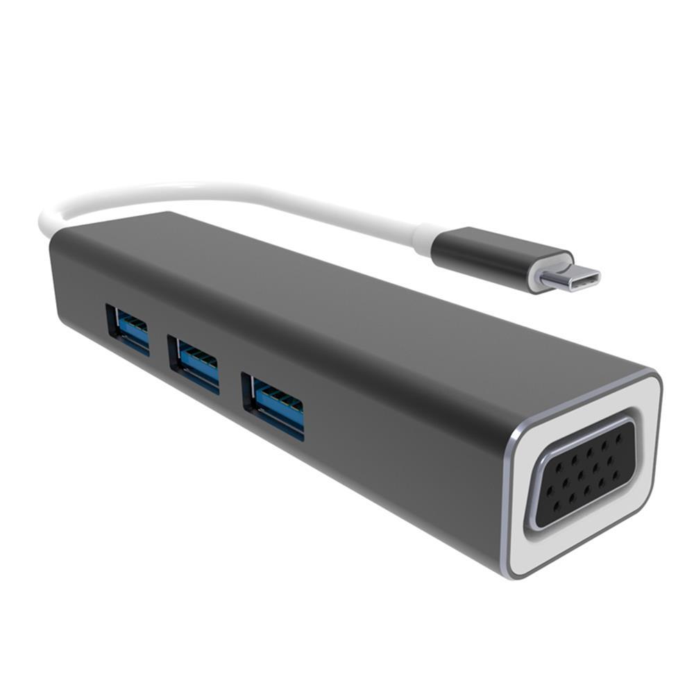VCOMVcom DH319 Type-C To Usb 3.0-3 Vga Çevirici4895182246799