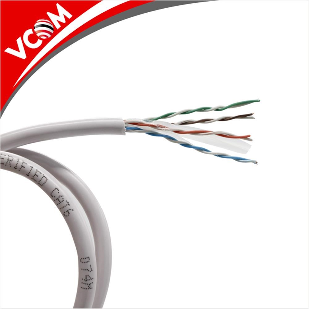 VCOMVcom NC614-305 Utp Cat6 23 AWG 0.57CCA 305MT Gri Kablo4895182227651