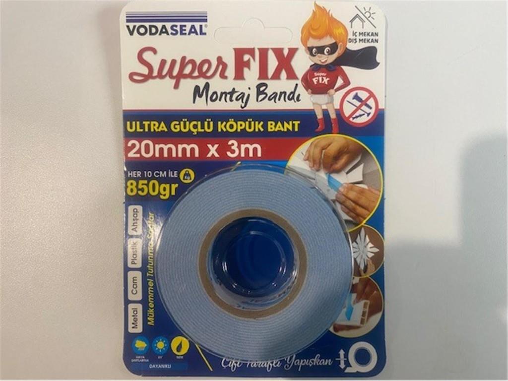 VODASEALVodaseal Super Fıx Köpük Bant 20mmX3m (Metal-Cam-Plastik-Ahşap)8680838010574
