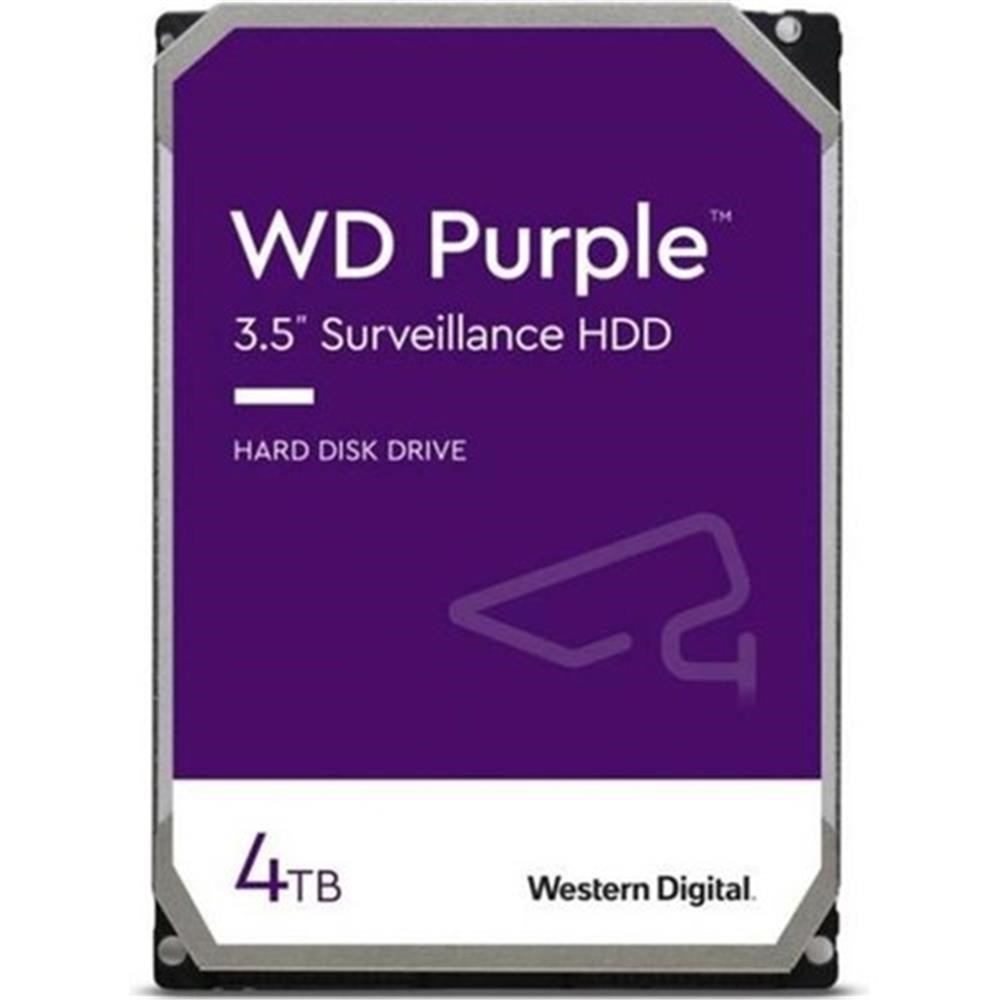WESTERN DIGITALWd 4Tb 3.5 Purple WD43PURZ Sata3 5400RPM 64MB 7-24 Guvenlık Harddisk (Hikvision)8680617354042