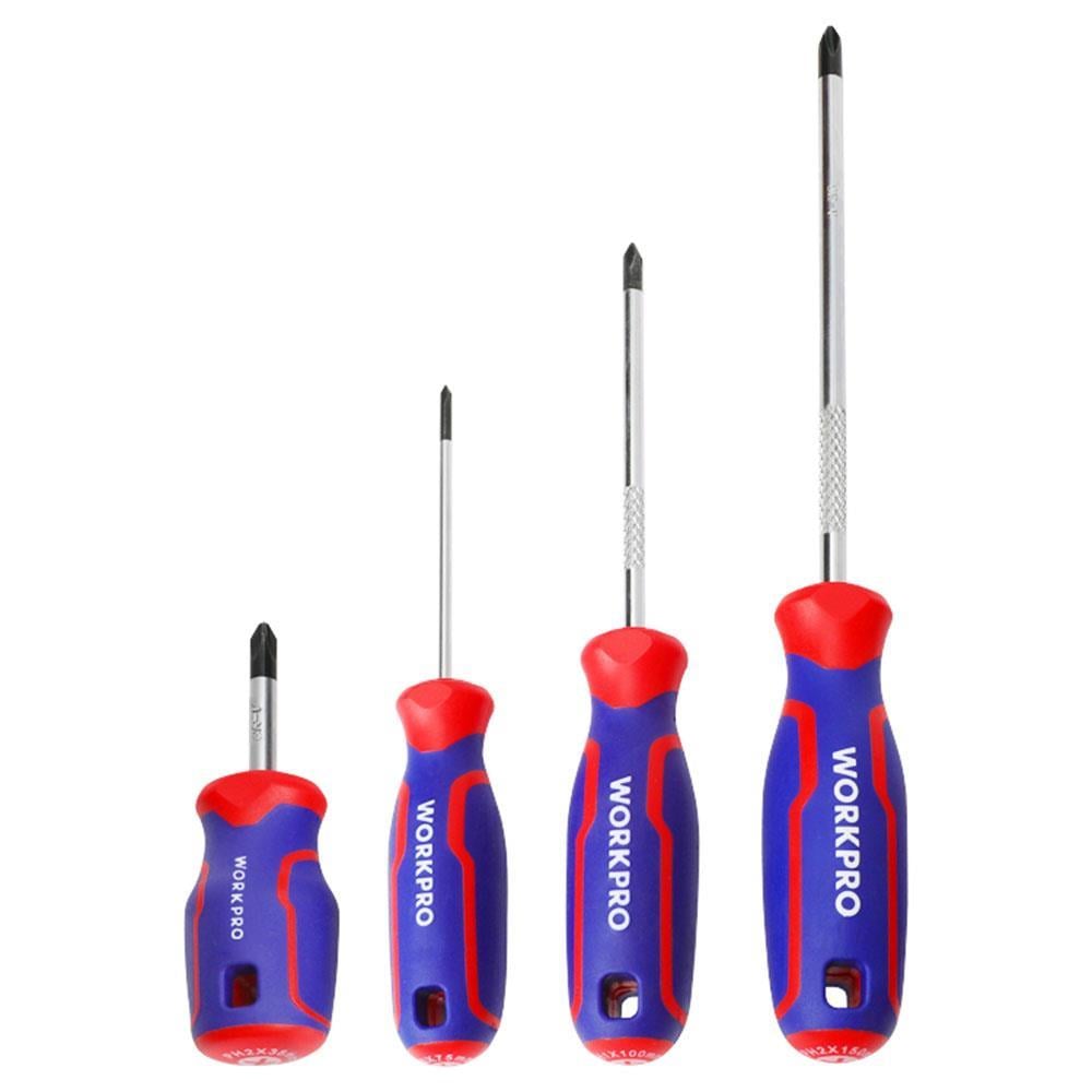 WorkproWORKPRO WP200505 8 Parça Profesyonel CR-V Manyetik Tornavida SetiWP200505