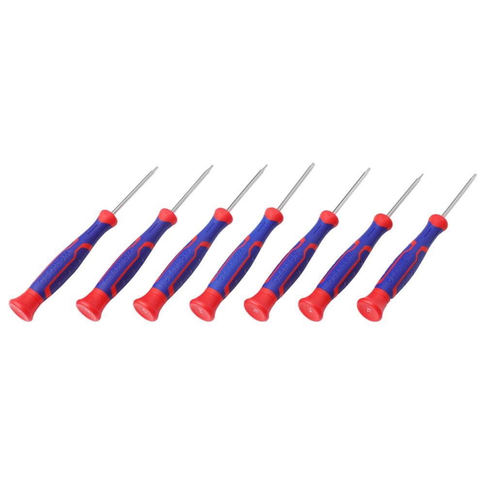 WorkproWORKPRO WP200510 7 Parça Profesyonel CR-V Manyetik Hassas Torx Tornavida SetiWP200510