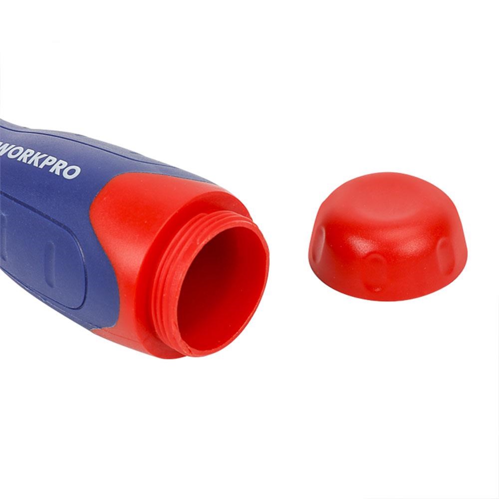 WorkproWORKPRO WP200524 14 Parça Profesyonel CR-V Cırcırlı Bits Tornavida SetiWP200524