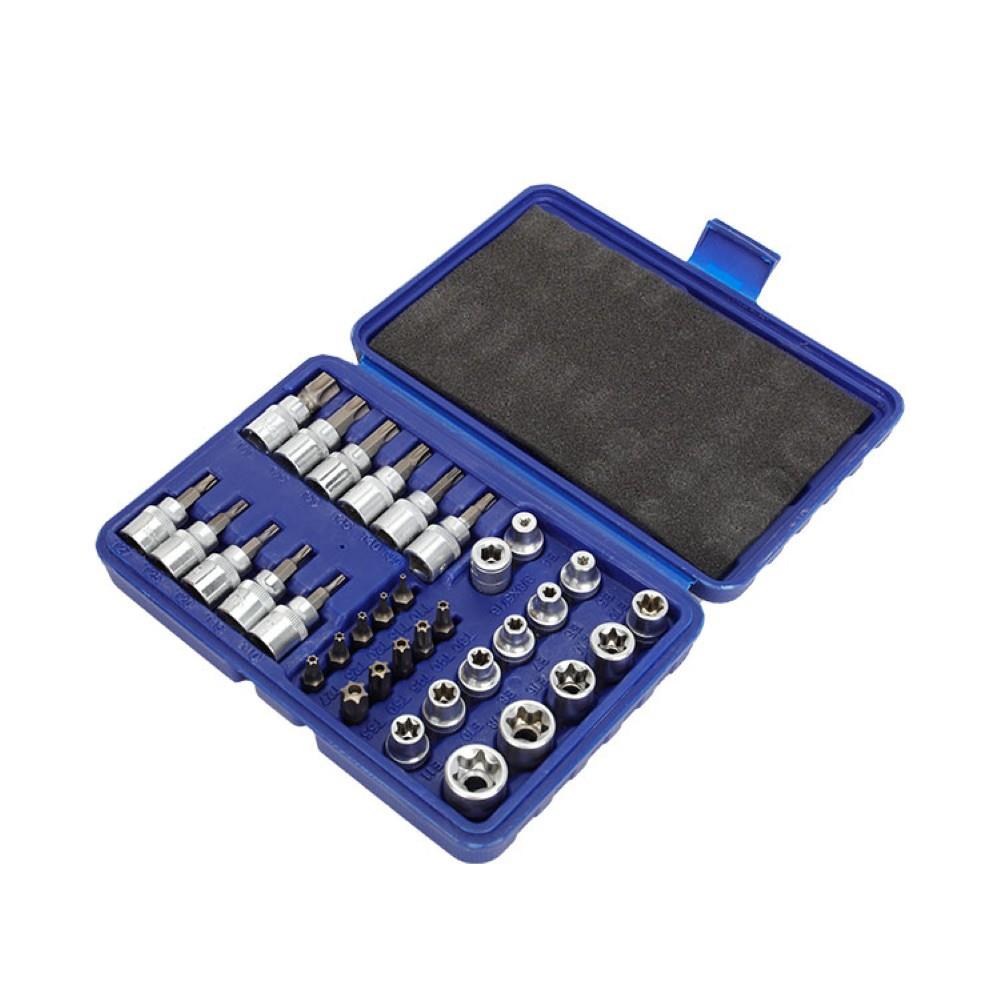 WorkproWORKPRO WP202595 3/8'’ CR-V 34 Parça Ağır Hizmet Torx Lokma Takımı (E/T Serisi)WP202595