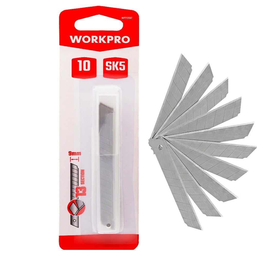 WorkproWORKPRO WP212001 9MM 10’Lu Maket Bıçağı YedeğiWP212001