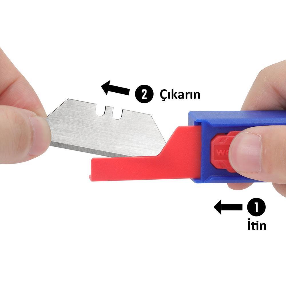 WorkproWORKPRO WP213002 10’Lu Rötuş Maket Bıçağı YedeğiWP213002