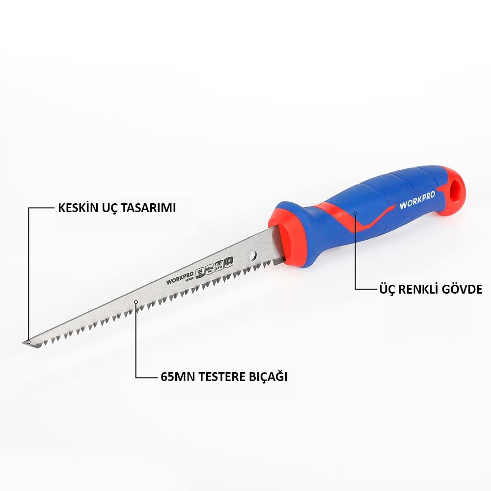 WorkproWORKPRO WP215016 150mm Hızlı Kesim Profesyonel Alçıpan TesteresiWP215016