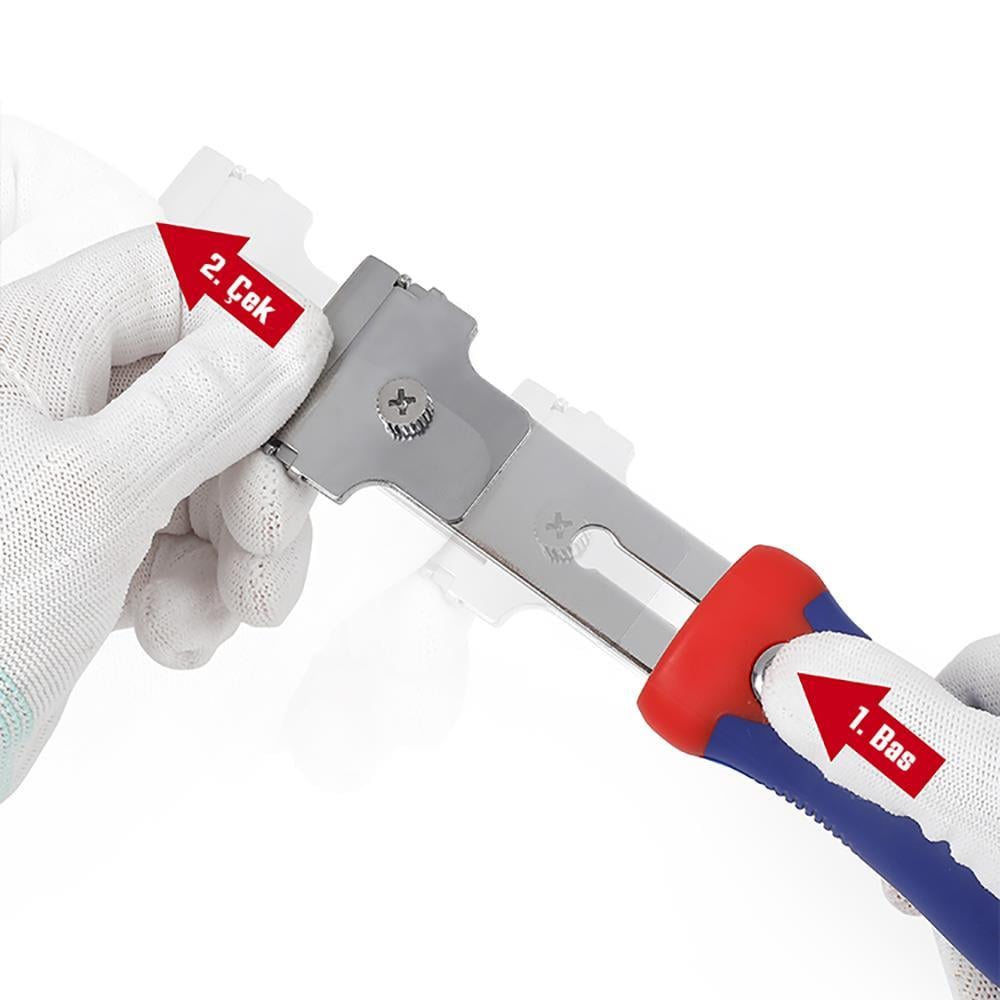 WorkproWORKPRO WP219004 40mm Geri Çekilebilir Profesyonel Kazıyıcı + 4 Parça Kazıma Bıçak SetiWP219004