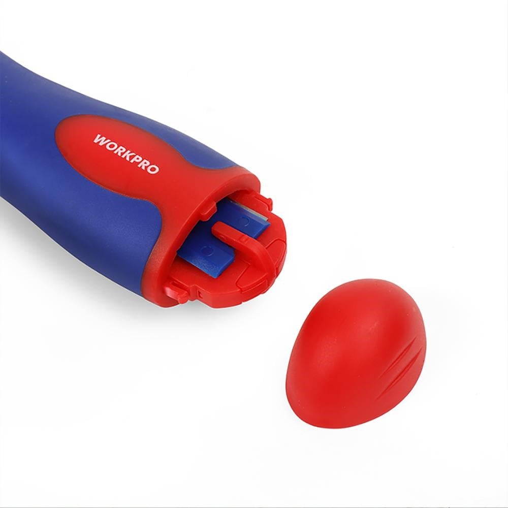 WorkproWORKPRO WP219004 40mm Geri Çekilebilir Profesyonel Kazıyıcı + 4 Parça Kazıma Bıçak SetiWP219004