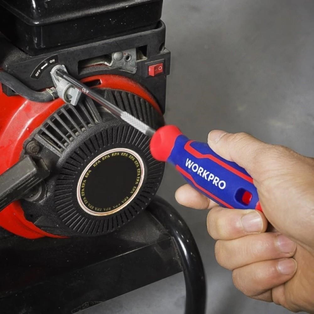 WorkproWORKPRO WP221036 PZ1x100mm CR-V Manyetik Profesyonel Yıldız TornavidaWP221036