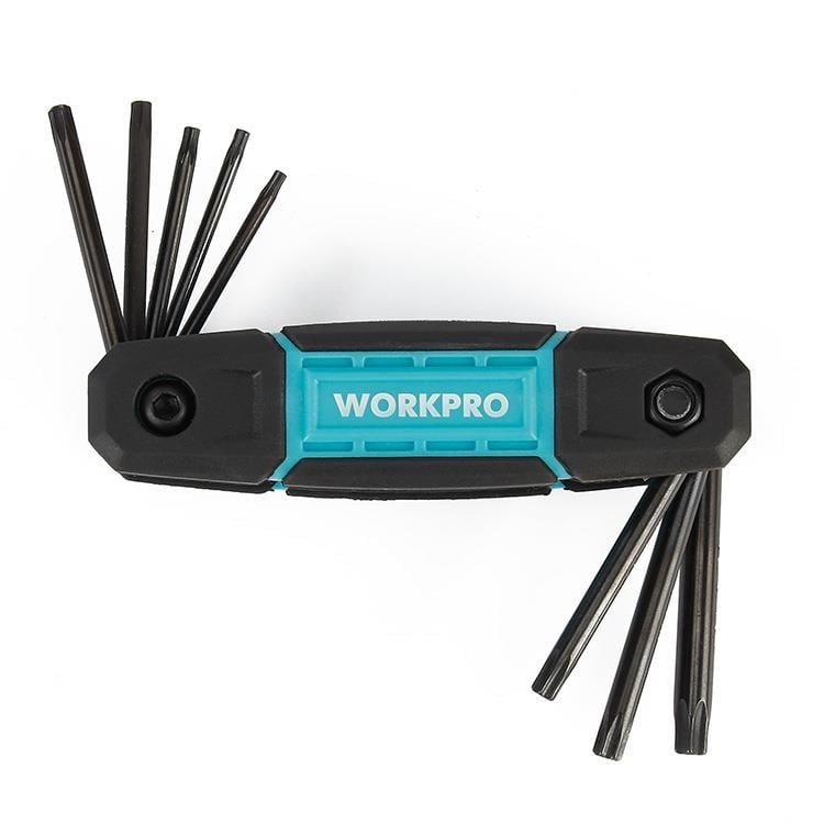 WorkproWORKPRO WP222030 8 Parça CR-V Çakı Tipi Torx Profesyonel Allen Anahtar TakımıWP222030