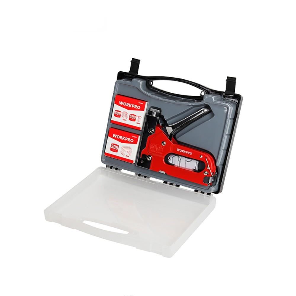 WorkproWORKPRO WP223005 3 IN 1 4-14mm Profesyonel Mekanik Zımba ve 14mm Çivi Tabancası + 1500 Adet Zımba/ÇiviWP223005