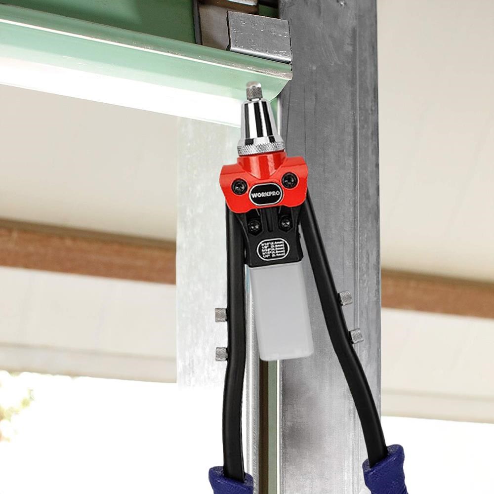 WorkproWORKPRO WP225001 5 IN 1 400mm Kollu Profesyonel Perçin Tabancası + 100 Adet PerçinWP225001