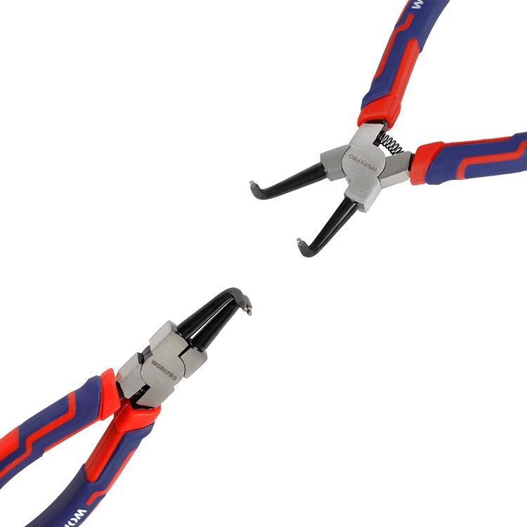 WorkproWORKPRO WP231153 180MM Cr-V Eğri Uçlu Yaylı Profesyonel Dış Segman PensesiWP231153