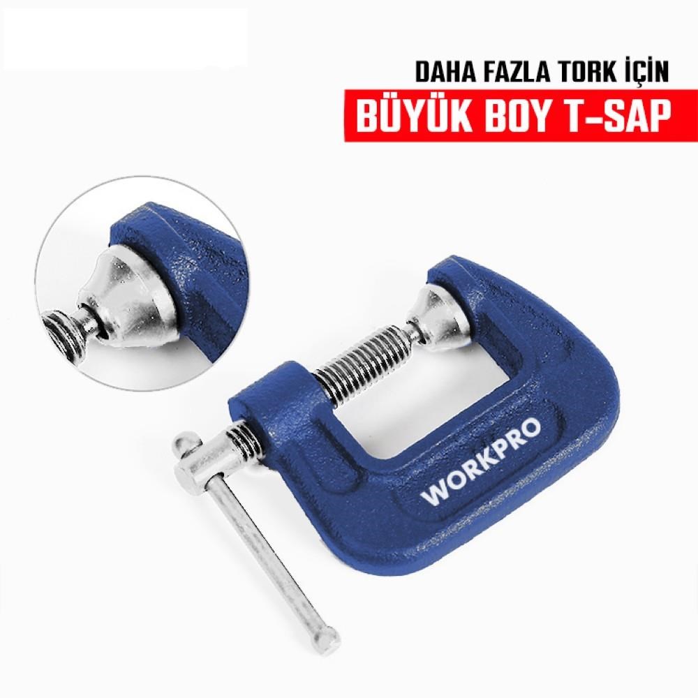 WorkproWORKPRO WP232016 25mm G Tipi İşkenceWP232016