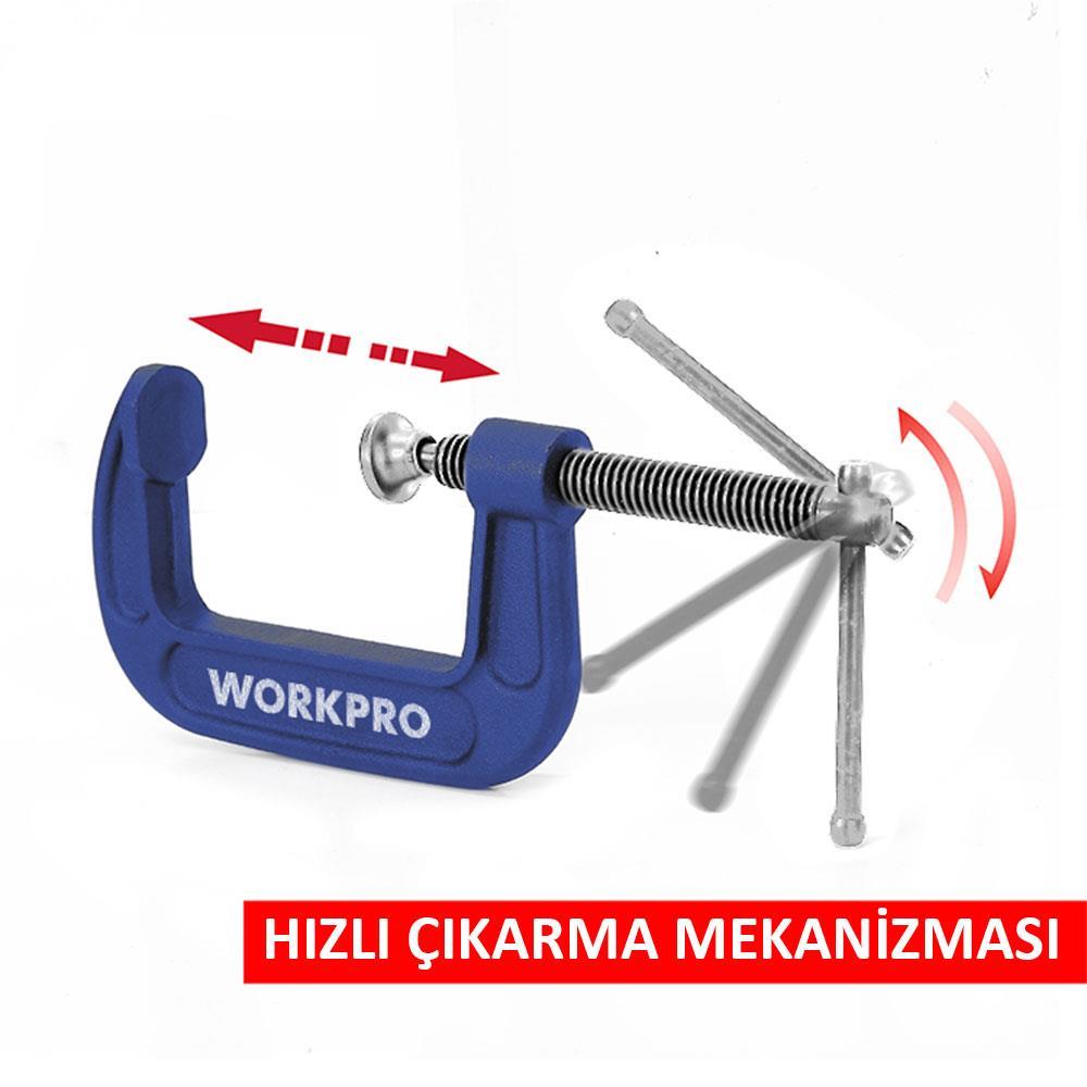 WorkproWORKPRO WP232019 100mm G Tipi İşkenceWP232019