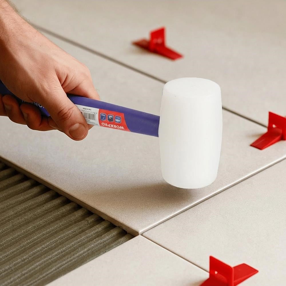 WorkproWORKPRO WP241040 57mm 450Gr PVC PP Saplı Beyaz Kauçuk TokmakWP241040